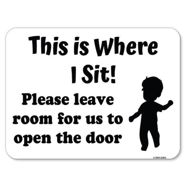 Safety Sign, 18 in Height, Aluminum, 24 in Length, 22811